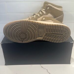 Air Jordan Tan and Cream Sneakers